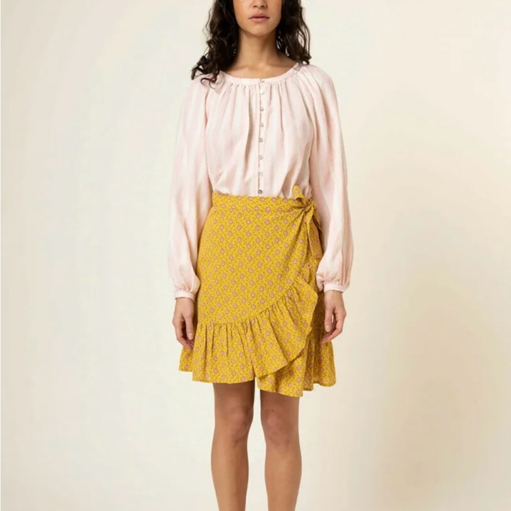 FRNCH Floral Wrap Skirt (size s)